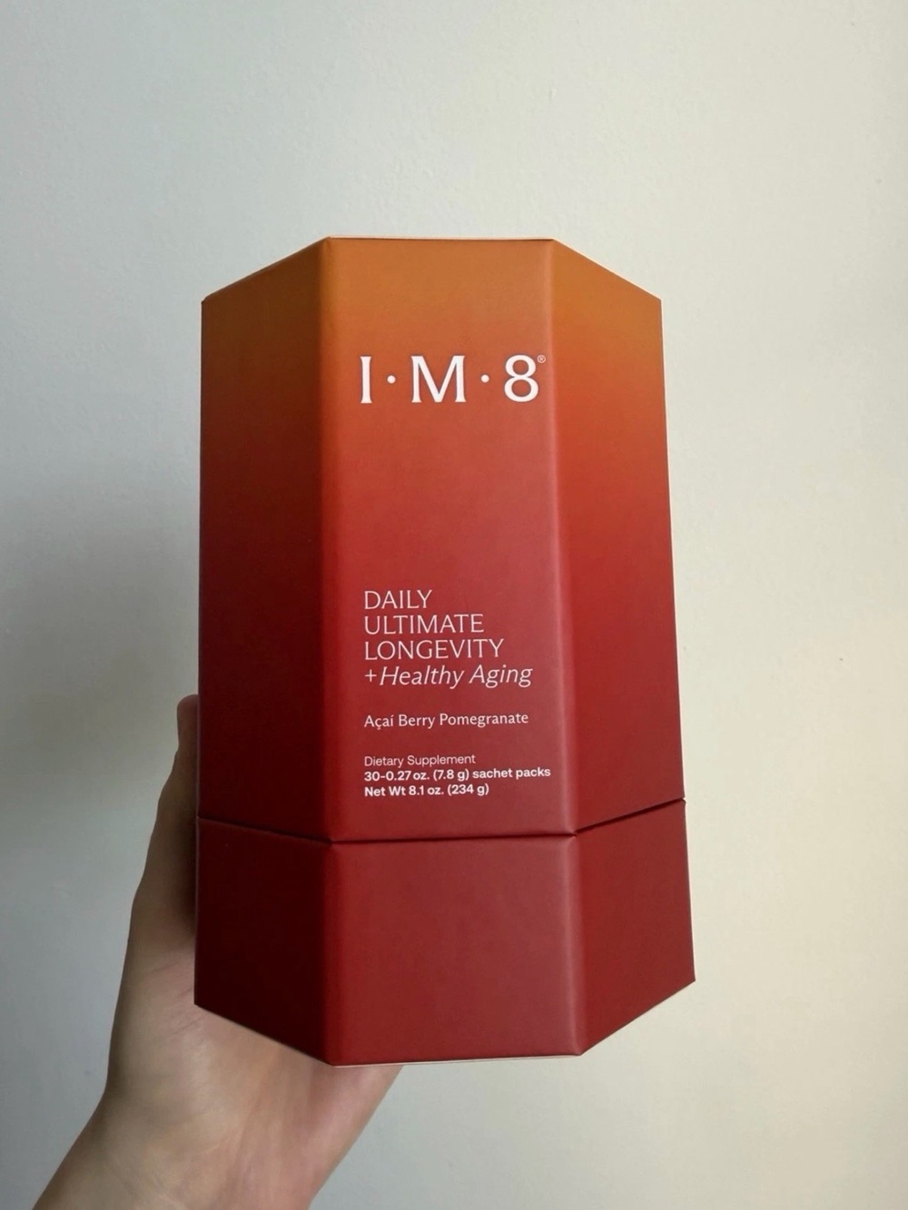 Daily Ultimate Longevity Acai Berry Pomegranate  one month supply